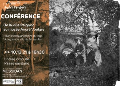 Thumbnail for the post titled: Conférence « De la villa Paignon au musée André Voulgre »